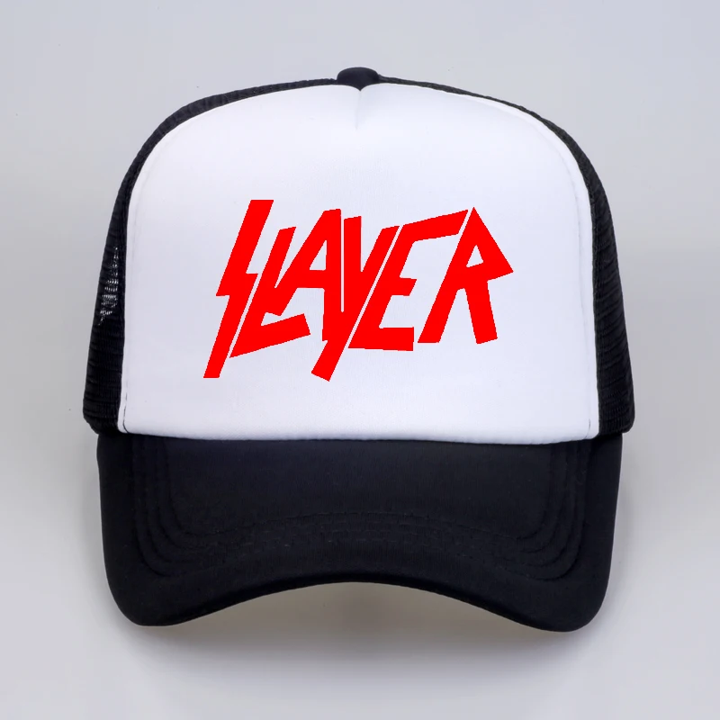 Многоцветный Горячая Распродажа, мужские бейсбольные кепки the slayer speed, металлическая Кепка, мужская летняя бейсбольная кепка в стиле панк, высокое качество, сетчатая Кепка для водителя грузовика - Цвет: Многоцветный