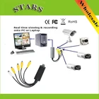 Адаптер для видеозахвата в реальном времени, 4 канала, с usb 2,0, для VHS на DVD, для системы видеонаблюдения