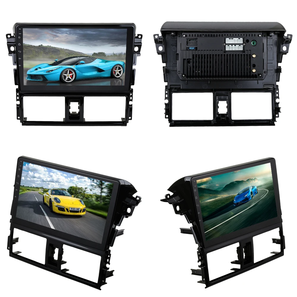 Sinosmart Android 8,1 2Din ips/QLED 2.5D экран автомобильный gps радио навигатор плеер для Toyota старый Yaris/Vios 2013