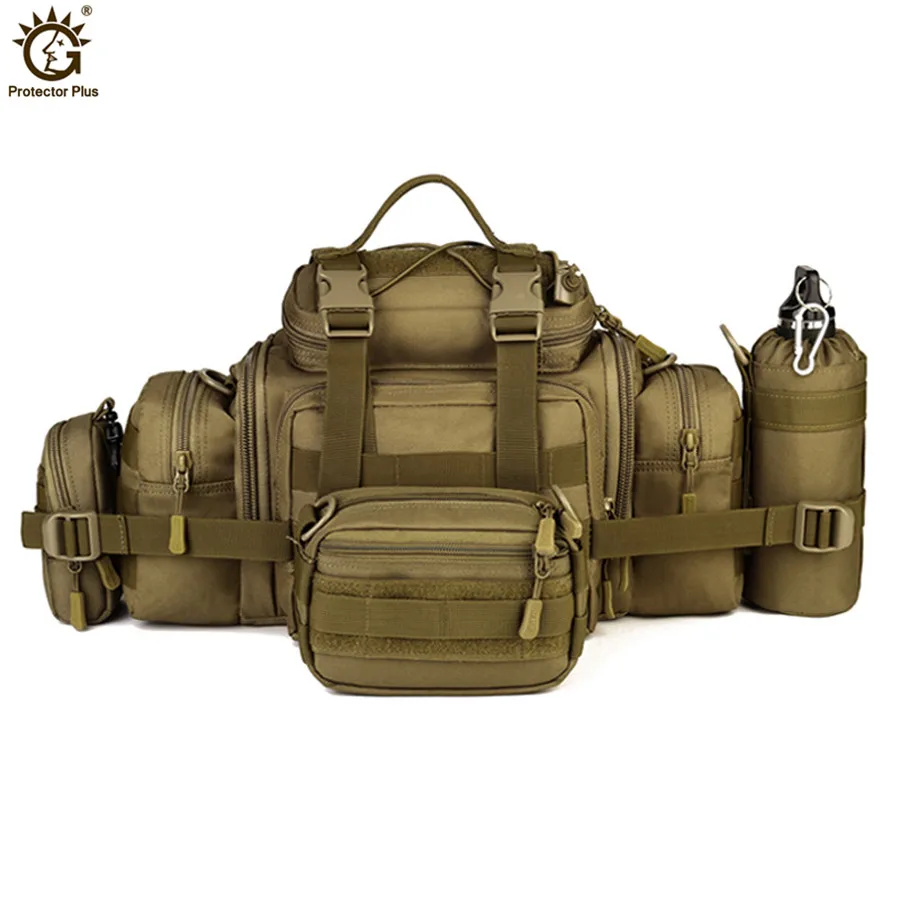 900D Military Tactical Back Pack Waist Pack Male Fanny Pack Molle Bag Anti-tearing Nylon Belt Pocket Hunting Waist Bag
