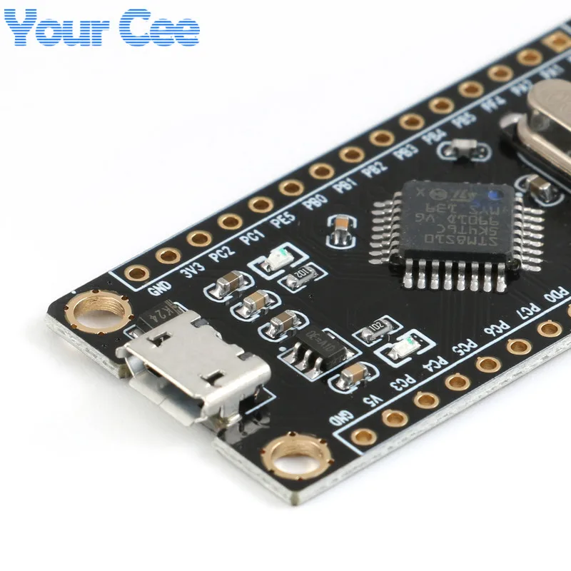 Макетная плата STM8S105K4T6 модуль STM8 Mini системная MCU обучающая 3 В 16 МГц | Электронные