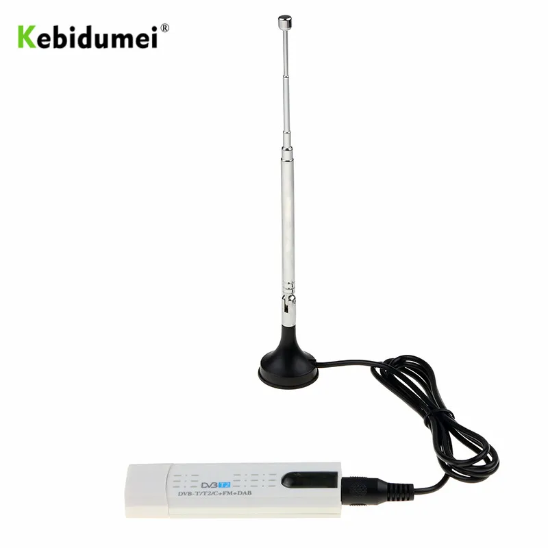 Цифровой тюнер kebidumei для телевизора DVB T2 с антенной и пультом дистанционного