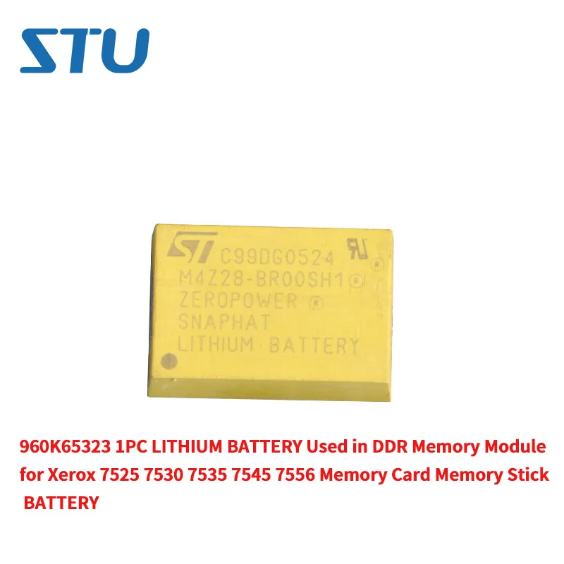 Bateria de Lítio Usadas em Módulo de Memória Cartão de Memória de Memória Ddr para Xerox 7535 7545 7556 Vara Bateria 960k65323 1 pc 7525 7530