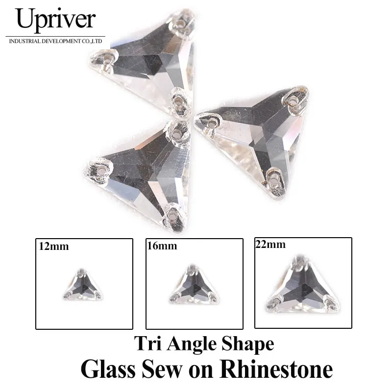 Стеклянные камни для свадебных украшений прозрачные с тремя углами 12 мм 16 22 | Дом