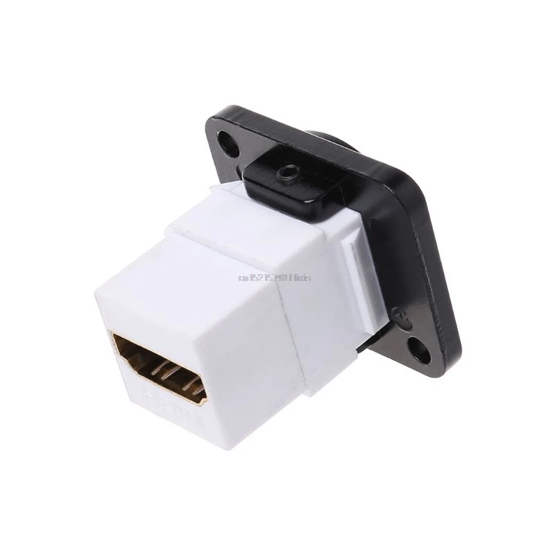 Разъем D-образный металлический HDMI-совместимый разъем гнездо-гнездо для
