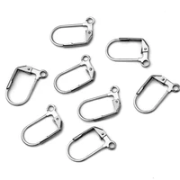 20pcs non fading stainless steel 1118mm simple french ear hook earrings accessories wholesale
