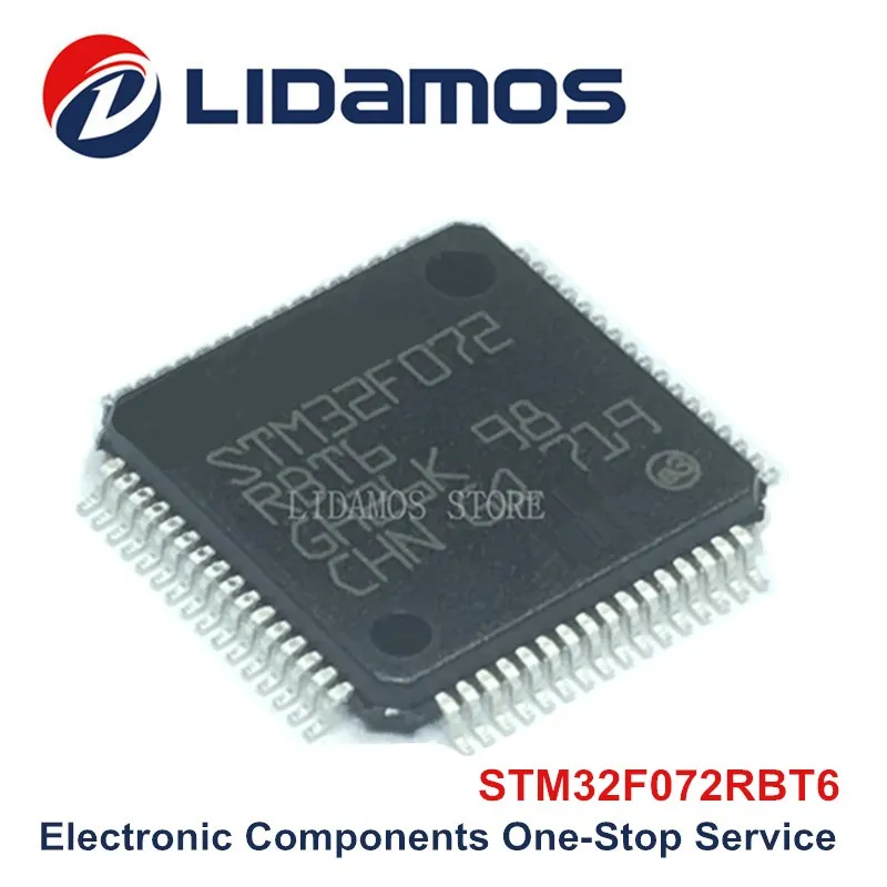 10 шт. LQFP64 STM32F072RBT6 STM32F100R8T6B 32F100R8T6B STM32F103R8T6 STM32F105R8T6 STM32F107RCT6 STM32L053R8T6 STM32L151RCT6 новый |