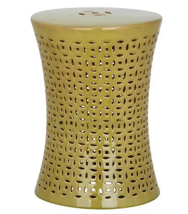 Домашний керамический античный фарфоровый садовый табурет глазурованная ручная