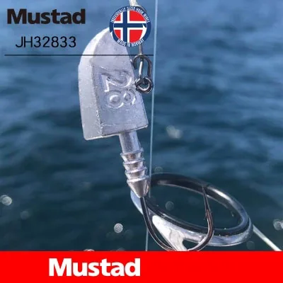Mustad Крючки для рыбалки JH32833 крючок с свинцовой головкой из высокоуглеродистой