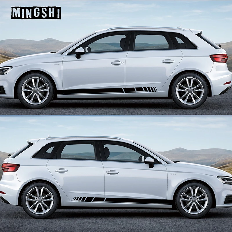 Виниловая наклейка с логотипом для Audi A3 A4 A5 A6 A7 Q3 Q5 B6|Наклейки на автомобиль| |