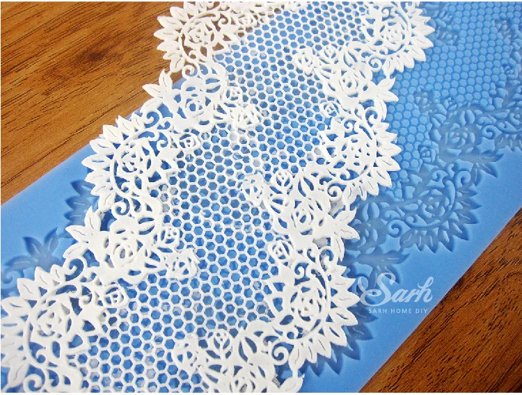 L112 паутина цветов кружева коллекции кружевные границы украшение помадка торт