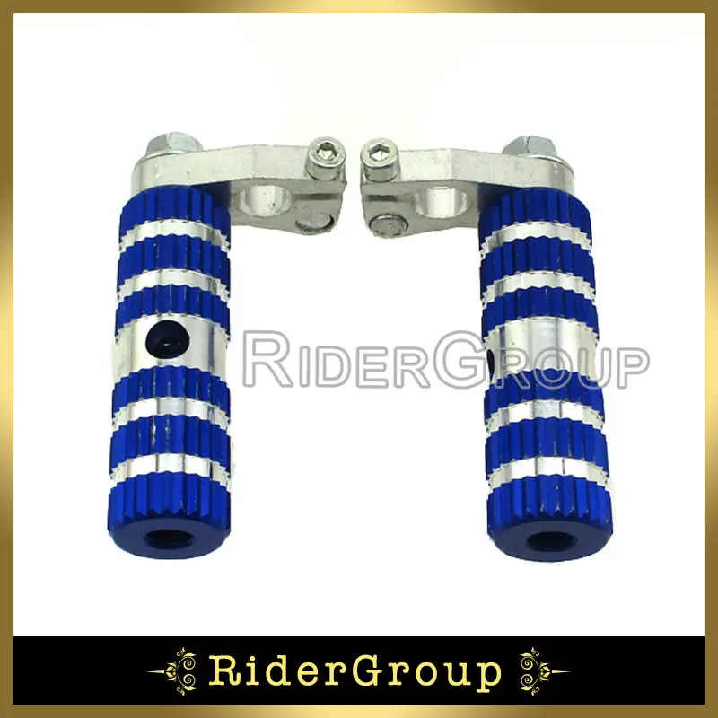 Синие гоночные подножки подножники для карманного велосипеда Minimoto 47cc 49cc MTA1 MTA2 47CC