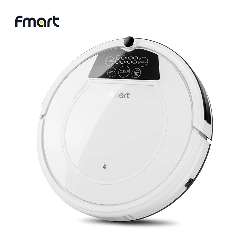 Fmart робот-пылесос для уборки и влажной швабры для твердых полов и ковров, для шерсти домашних животных, для предотвращения столкновений, Автоматическая перезарядка, приложение Contral E-550W(S - Цвет: E-R550W(S)