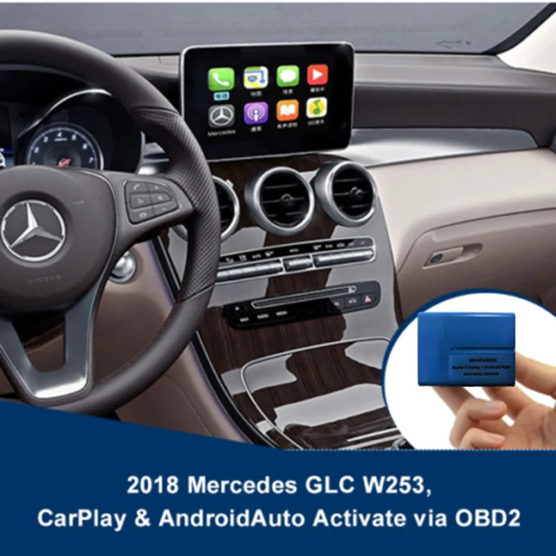 Для Mercedes benz NTG5 S2 Apple CarPlay Android инструмент автоматической активации через OBD W205 c-класс и W253 GLC идеально работает