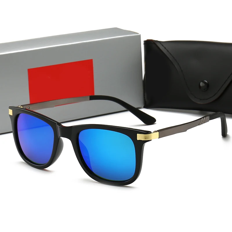 Casual Gradient sunglasses ice blue len sunglass golden black frame vintage sol shade glass product female eyeglasses | Аксессуары для