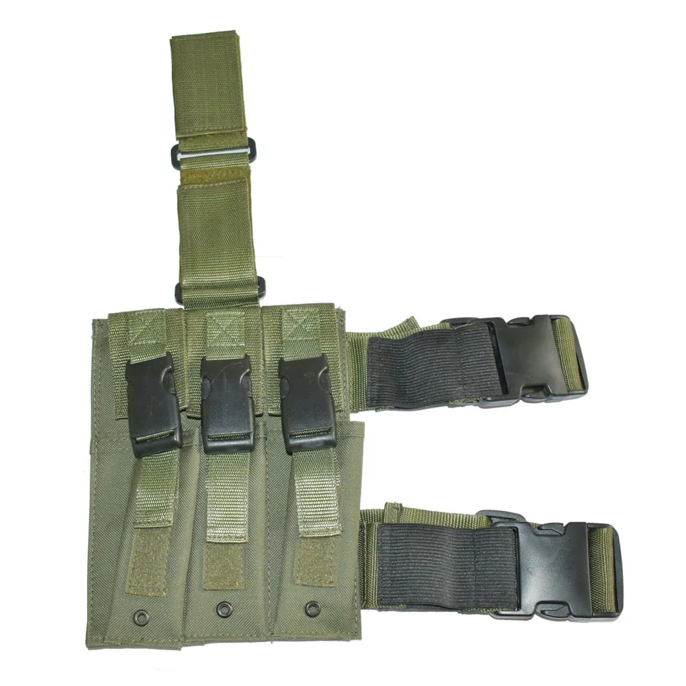 

Тактическая Сумка для магазина с тройной камерой MP5, 3 ячейки, зеленая