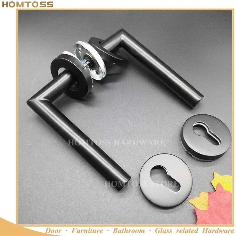 SSLH44 (черный) Дверная ручка из нержавеющей стали|Ручка для двери| |