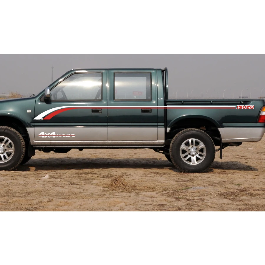 Для Isuzu Pickup 2009 настраиваемые автомобильные аксессуары наклейки боковое тело 4X4