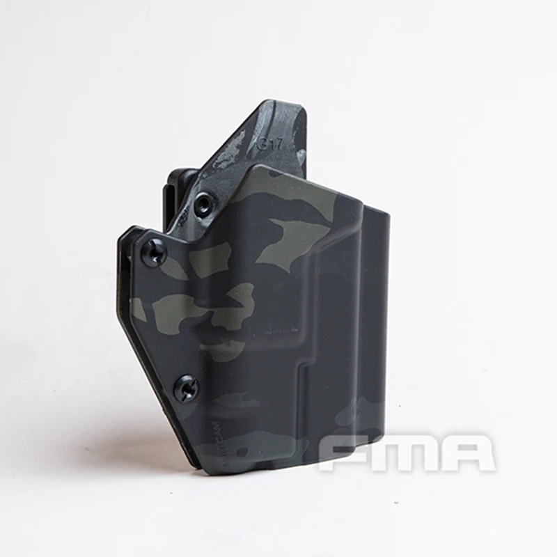 MultiCam Black FMA G17S с SF светильник-подшипник пистолет кобура короткая куртка для G17& Inforce APLC светильник страйкбола тактическое оборудование 1327 - Цвет: MultiCam Black