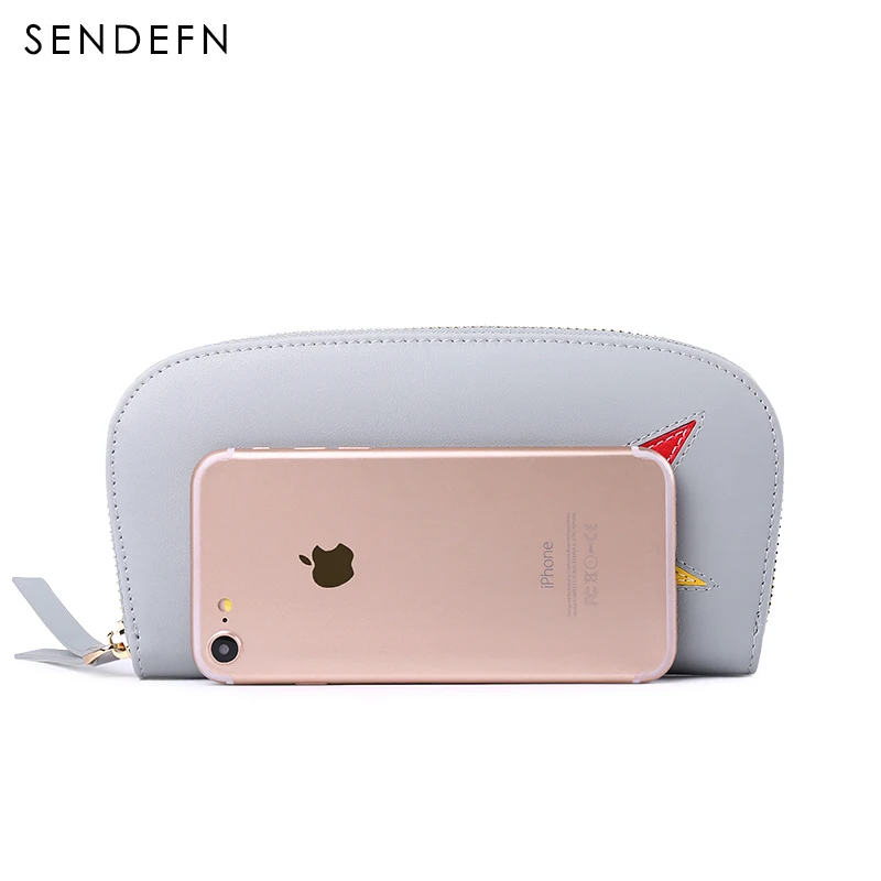Vivid Bird Split Leather Wallet Women Purse Brand Coin New Female Long For iPhone | Багаж и сумки