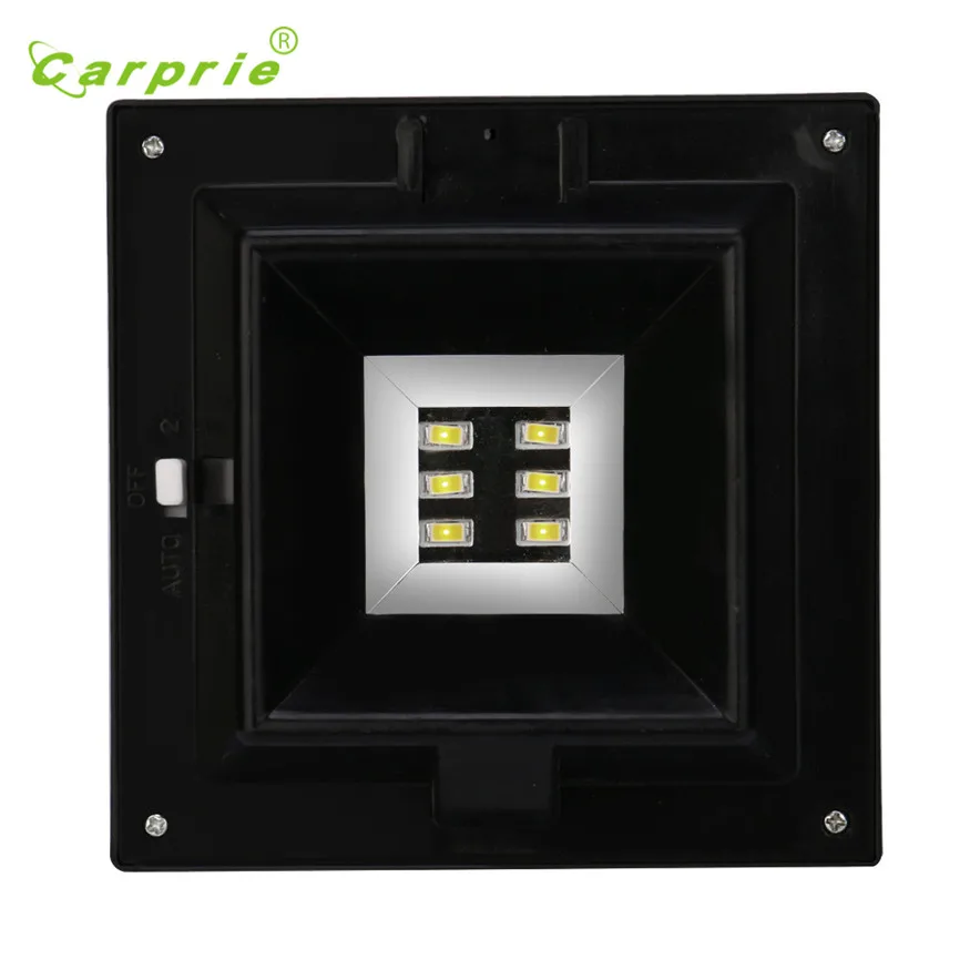 6 светодиодный Солнечный свет желоба открытый/сад/двор/стена/забор/Путь Бра