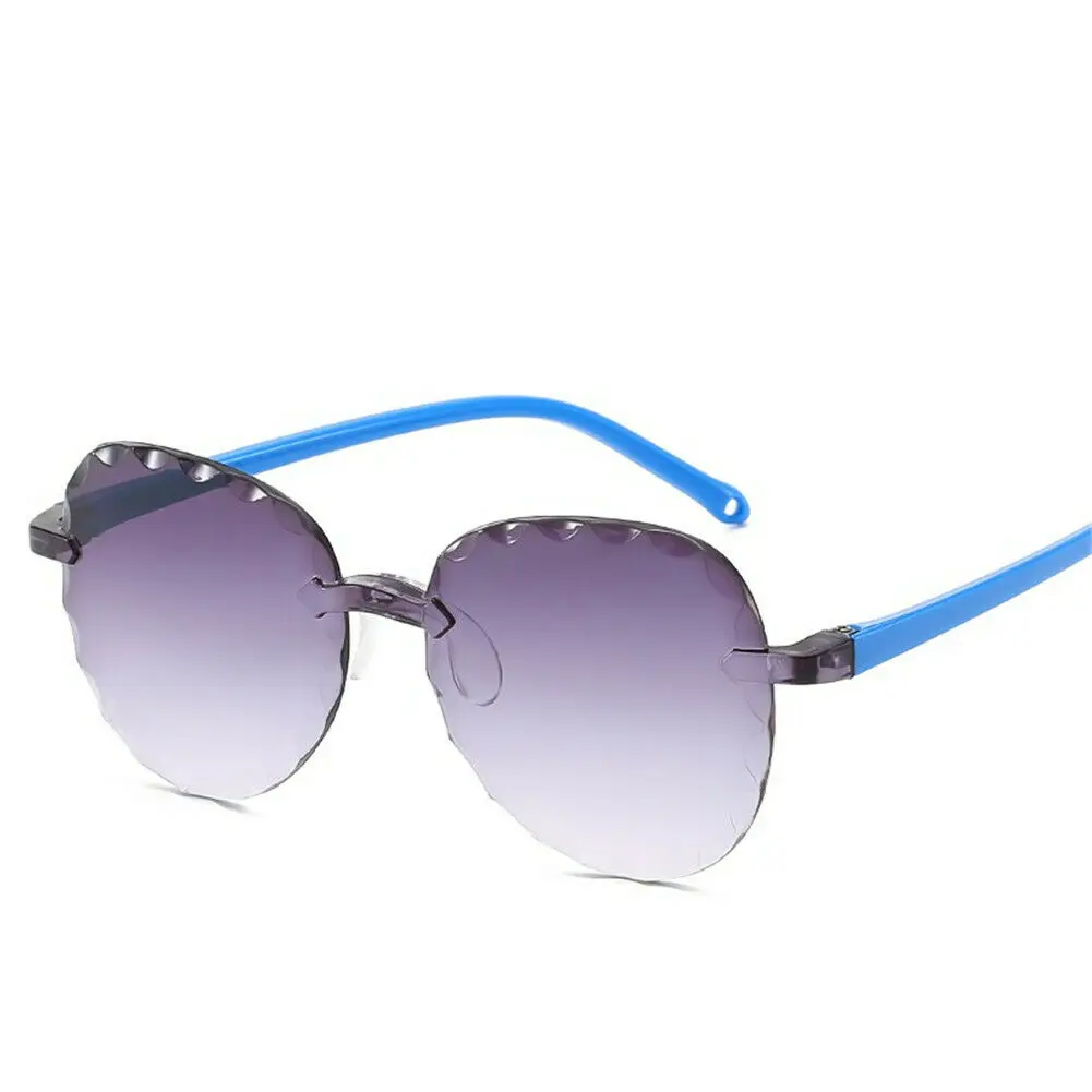 602004 B Детские летние аксессуары, детские солнцезащитные очки для девочек, солнцезащитные очки для отдыха, защита от солнца, UV400 солнцезащитные очки, детский реквизит, подарок - Цвет: 602004 B