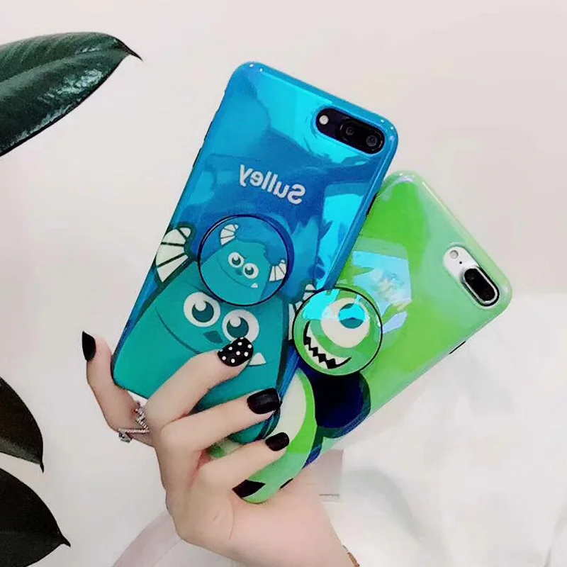 Для iPhone 8 plus милый чехол мультяшный Винни для XS max XR 7 6 S X расширяющийся Держатель