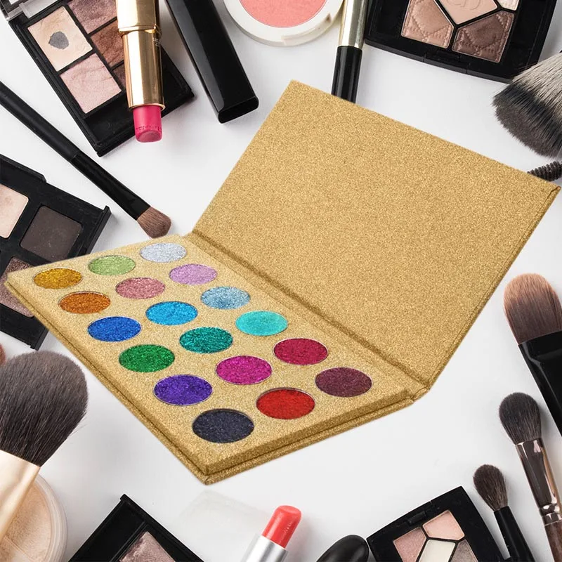 Тени для век палитра 18 видов цветов блеск долговечный Портативный Макияж женщин