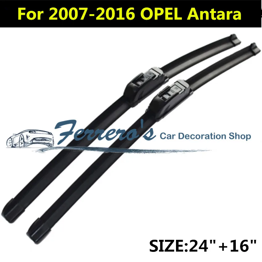 2 шт./лот SG-001 стеклоочистителей для 2007-2016 OPEL Antara 24 &quot+ 16&quot подходит Стандартный J