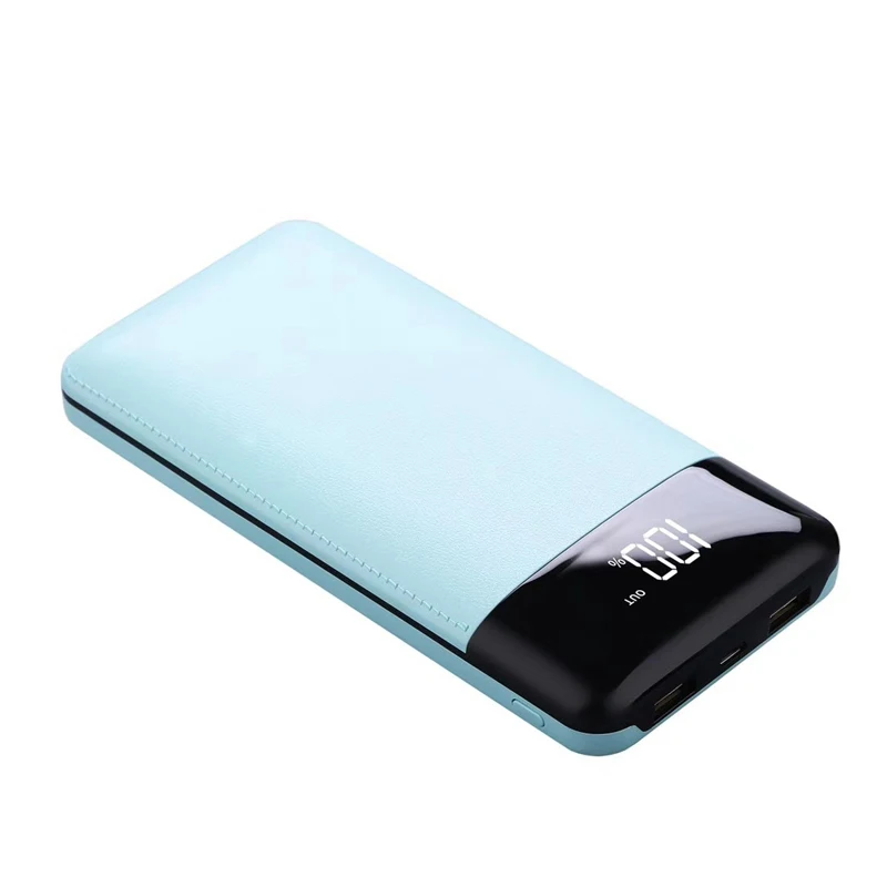 Внешний аккумулятор 10000 мАч внешний дисплей зарядка сокровище ЖК-дисплей