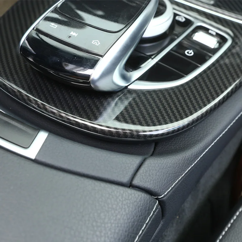 Стильные наклейки из АБС пластика и углеродного волокна для центральной консоли