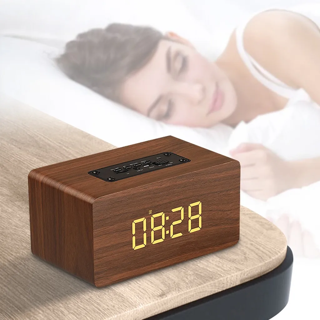 ZERODATE двойной динамик деревянный беспроводной Bluetooth Поддержка FM сабвуфер