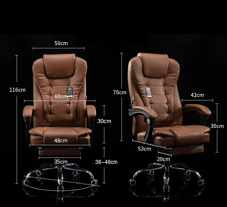 Oficina boss футболка Stoel Chaise De Bureau Ordinateur Sedia Ufficio кожа Silla Cadeira Poltrona игровое массажное кресло для офиса