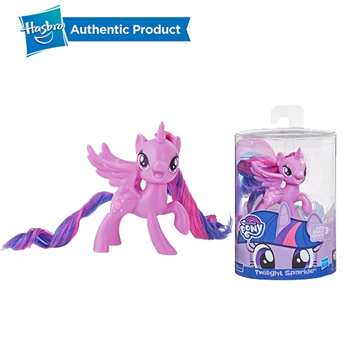 TWILIGHT SPARKLE FurReal Friends, My Little Pony с рисунком из мультфильма «Мой Маленький Пони» друзей 3-дюймовая пленка маленькие пони всех цветов радуги; платье в серии «Lyra Heartstring редкость фигурка коллекционная игрушка - Цвет: TWILIGHT SPARKLE