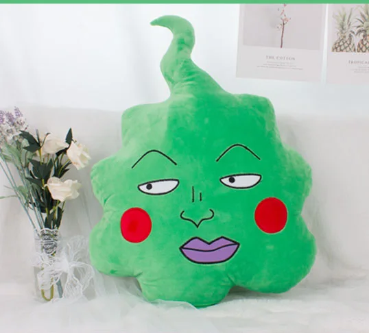 50 CM Mob Psycho 100 фигурка Плюшевые игрушки Аниме Mobu Saiko Hyaku фигурки Косплей плюшевая игрушка-подушка - Цвет: 50 CM