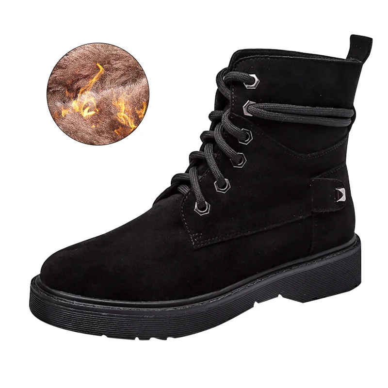 Женские ботинки на резиновой платформе SONDR bottines черные коричневые шнурках