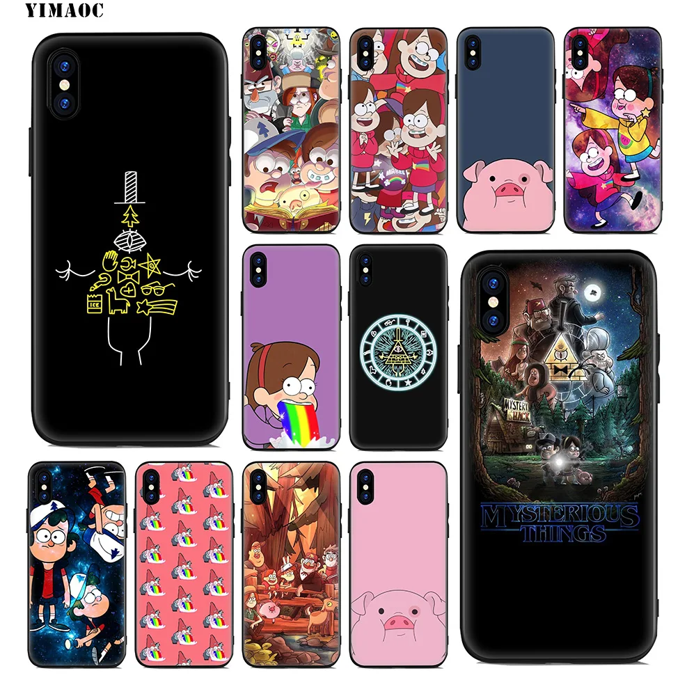 Мягкий силиконовый чехол YIMAOC Gravity падений pig Для iPhone 11 Pro Xr Xs Max X или 10 8 7 6 6S Plus 5 5S SE |