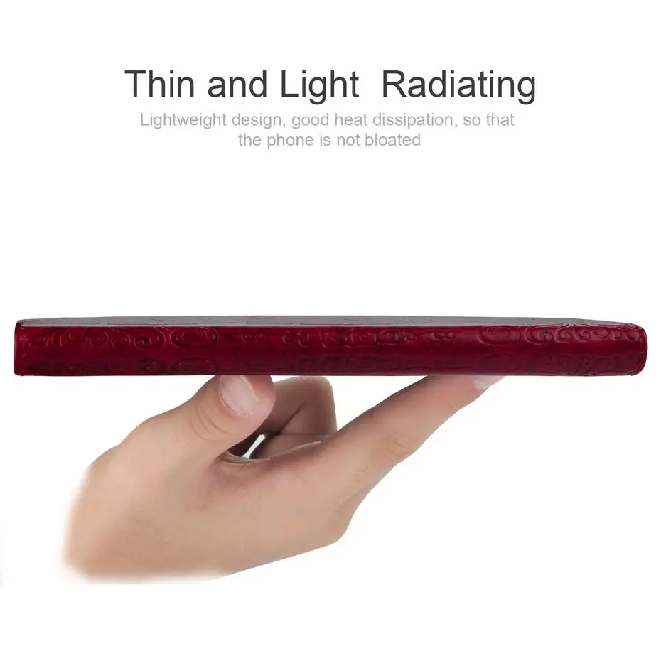 Чехол-Кошелек из искусственной кожи с 3D изображением дракона для huawei P20 Lite Pro