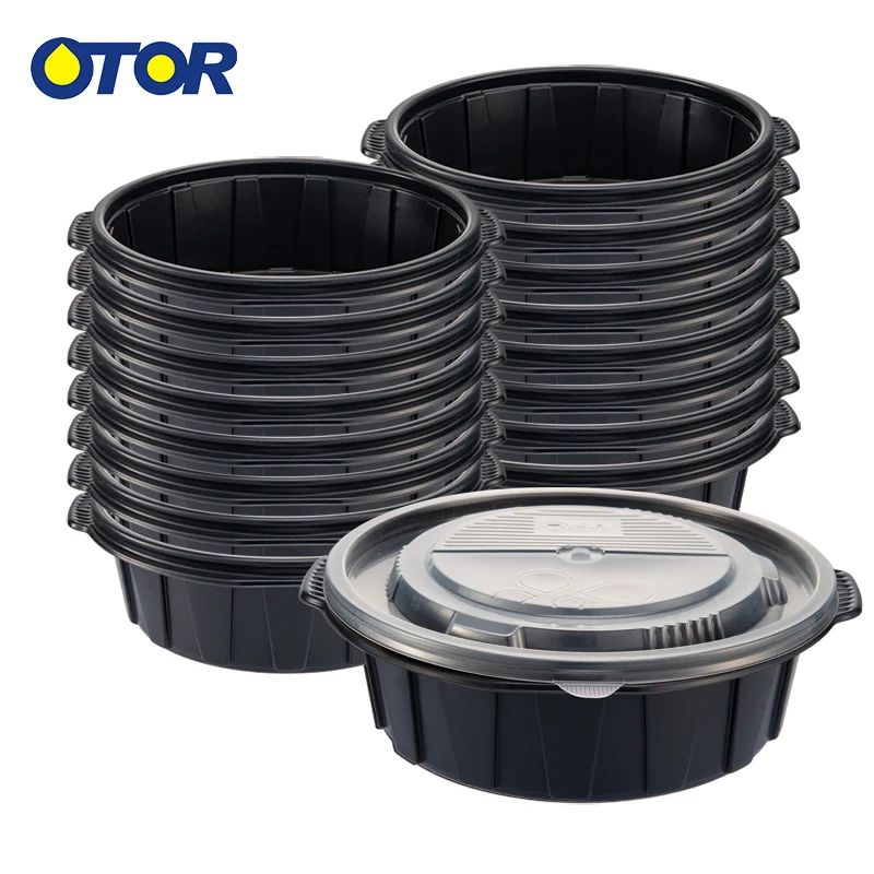 OTOR 40 шт. 85 унций одноразовая пища контейнеры Bento Box Контейнер с крышками Microwaveable контейнер для хранения еды Ланч-бокс