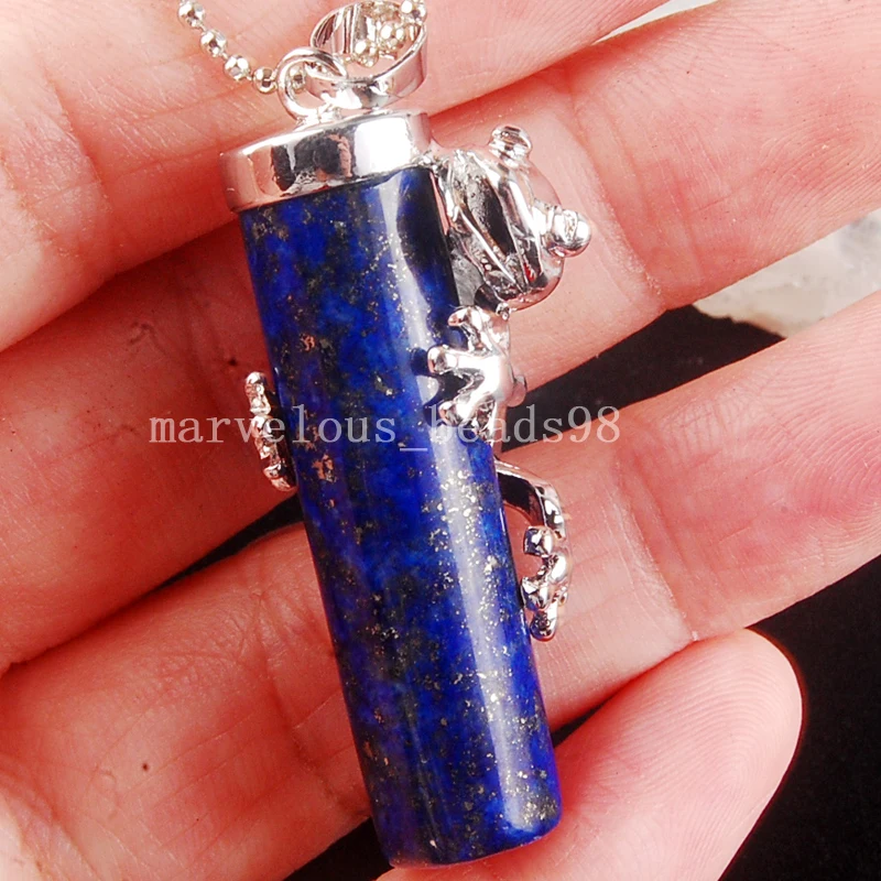 Бесплатная доставка модные ювелирные изделия натуральный Лазурит лягушка