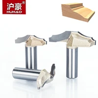 huhao 1pc 12 14 shank trimmer router bits for wood tungsten carbide woodworking engraving endmill tools for hard wood mdf
