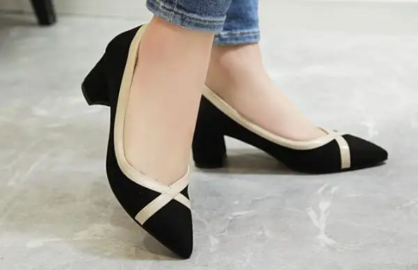

Ladies Chaussure Femme Women Wedding Shoes Woman Pumps Girls Sapato Feminino CHUNKY High Heels Zapatos Mujer Female P161681
