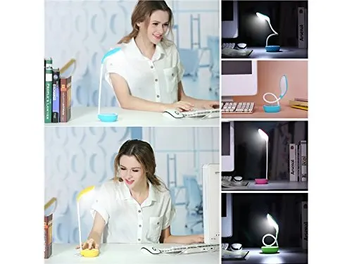 

Table Lamp USB Charging Lemon Shaped Desk Reading Learning Lamp Smart Touch LED Eye-Protection Foldable (Yellow) Light
