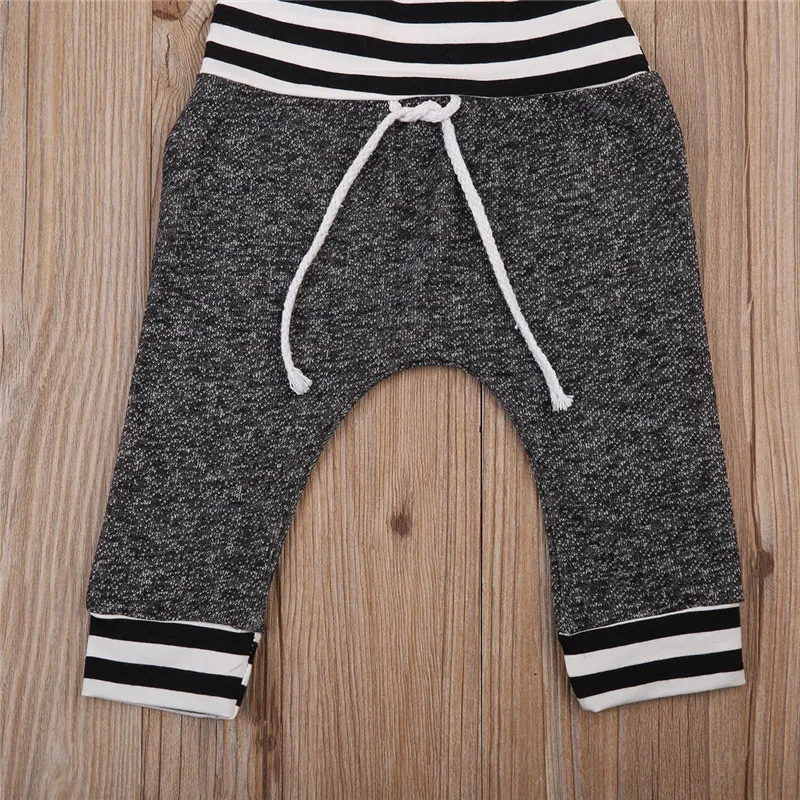 Emmababy Baby Leggings for boys Pants 2017 Brand boy Kids Clothes Robe Enfant Skinny Cotton Children Trousers+hat |