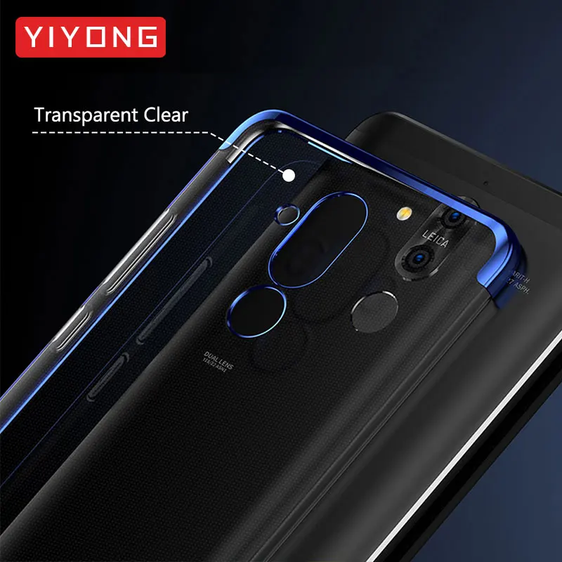 Для huawei mate 20 Lite чехол YIYONG роскошное покрытие мягкий для Pro 20X20 силиконовый матовый