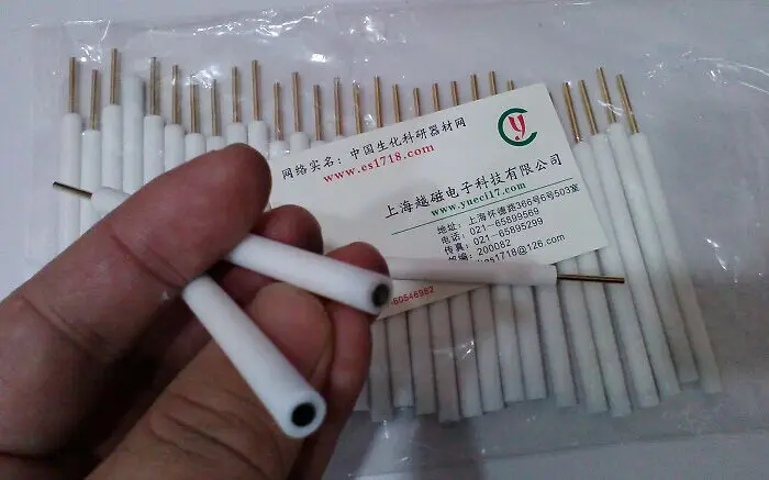 Стеклянный карбоновый электрод 3 мм и стеклянный импортное стекло карбон ПТФЭ