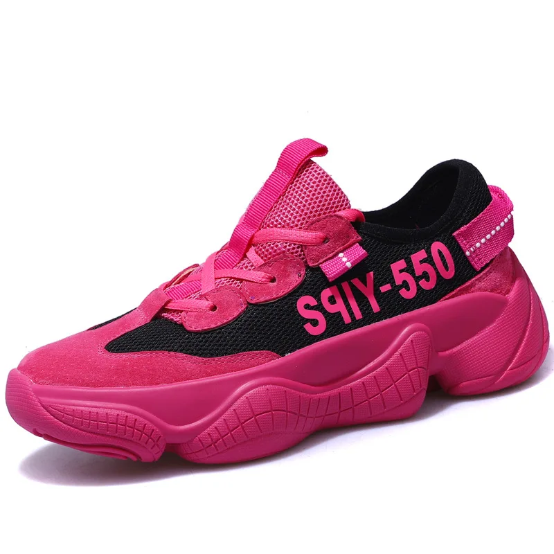 2019 spring new old shoes female European and American style ulzzang wild running fashion sports youth comfortable flat | Обувь