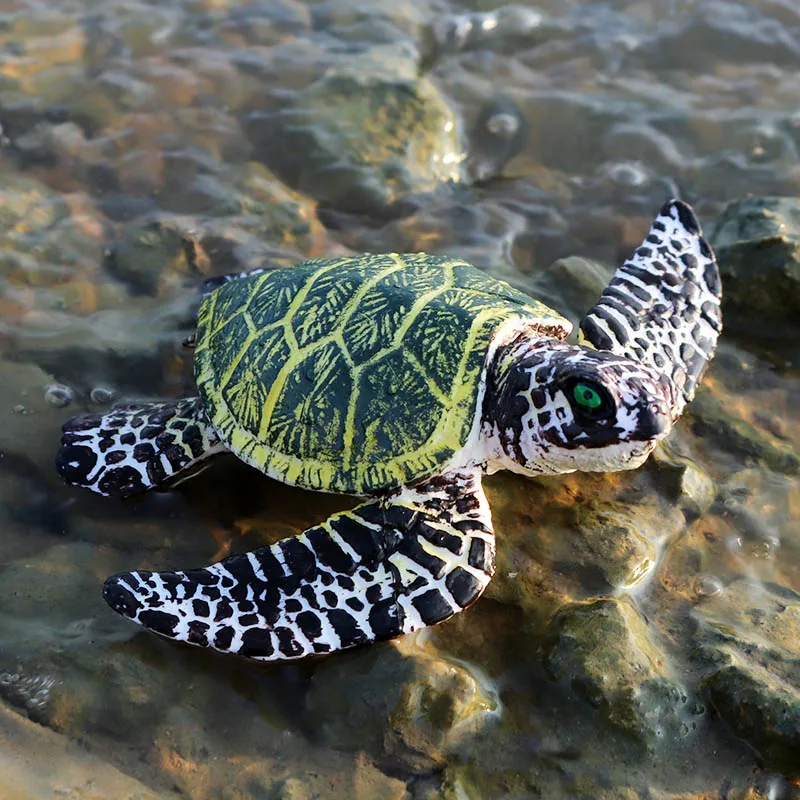 Oenux реалистичные водные животные фигурки Морская жизнь Акула кит дельфин рыба черепахи ПВХ модель игрушки для детей