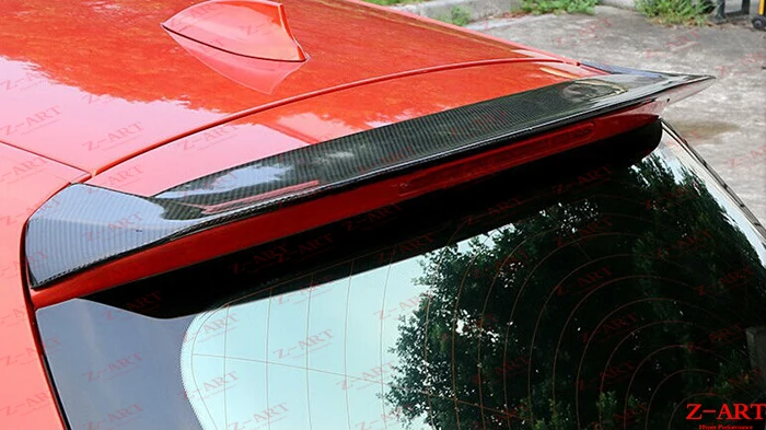 Z ART углеродное волокно спойлер на крыше кабины для BMW F20 2012 2017 заднего крыла 1 caebon