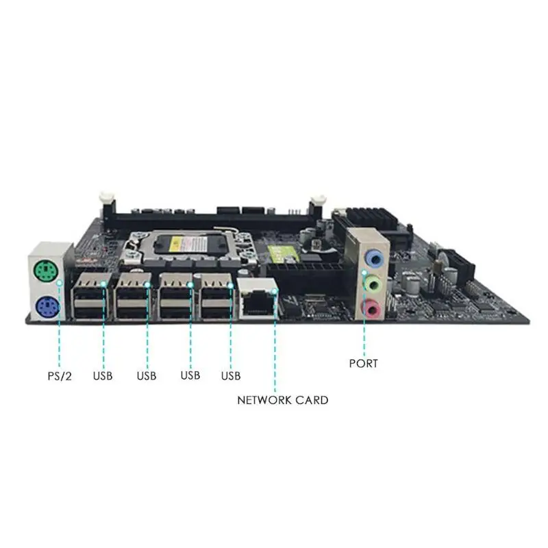 X79 LGA 1356 Pin настольная материнская плата RECC DDR3 Серверная ЦП двойной двухканальный